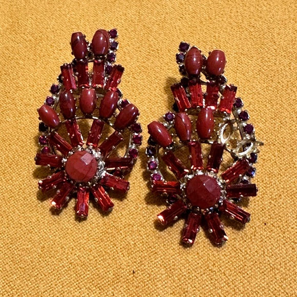 Rodrigo Otazu Rhinestone Necklace and Earring Set - Picture 6 of 9